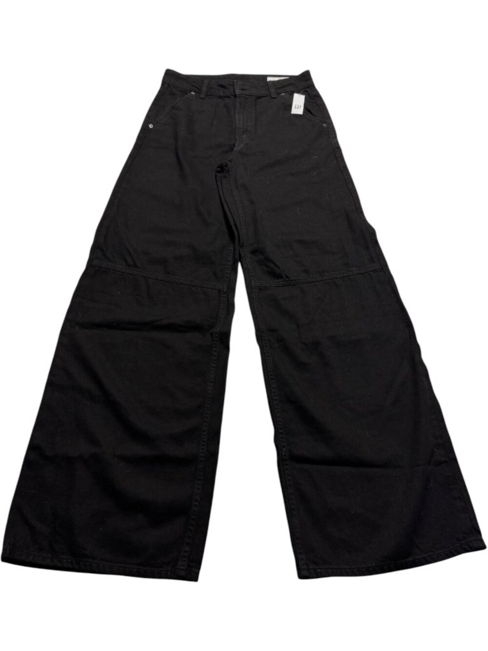 🆕 Gap Y2K Baggy Mid Rise UltraSoft Denim Jeans Black Wash Women’s 26 6T
